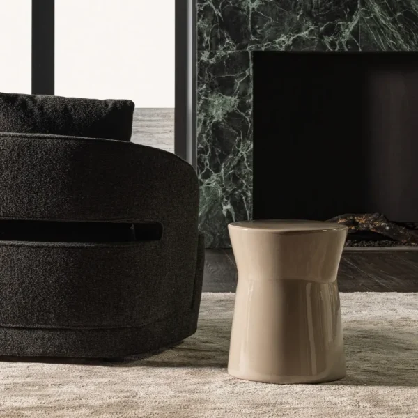 Modern Small Side Table, Solid Wood Living Room Accent Table-1