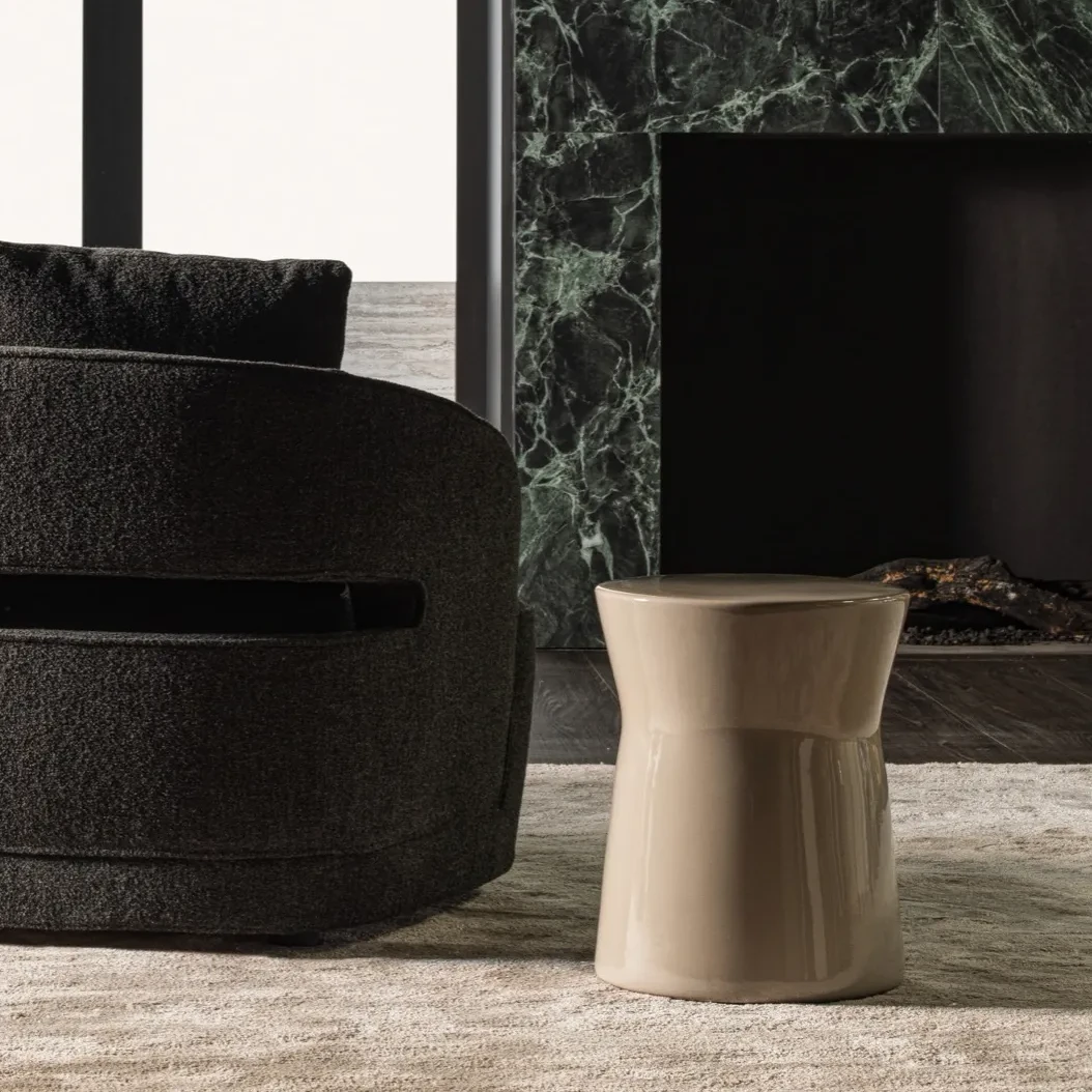 Modern Small Side Table, Solid Wood Living Room Accent Table-1