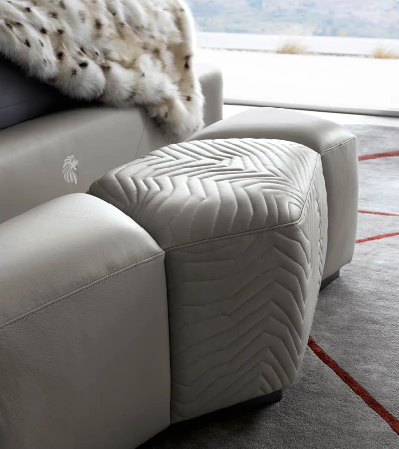 Sculptural Bespoke Accent Bench for Bedroom Tailored Design-2