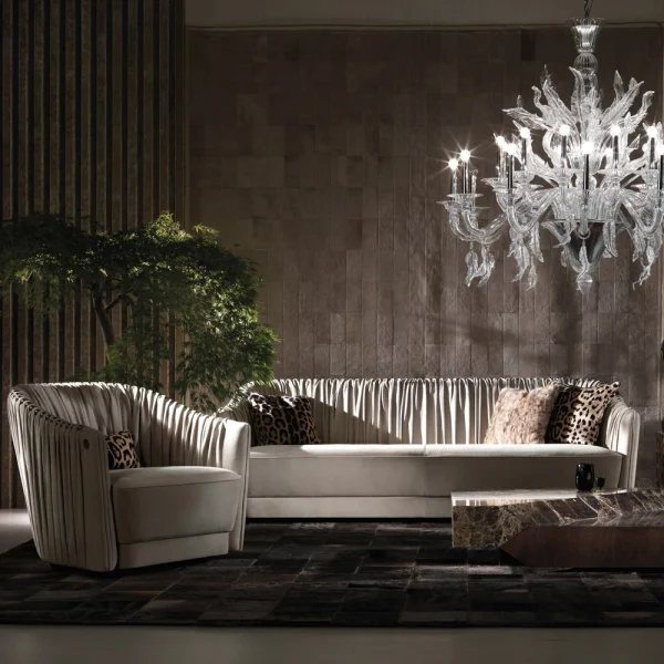 Beige Modern Living Room Sofa Set QMY-SF019 – Whole House Furniture Supplier