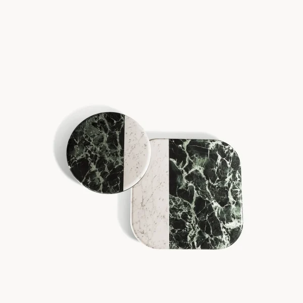 Bespoke 2 Piece Coffee Table Set with Luxury Marble Tops