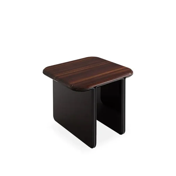 Bespoke Modern Wood Coffee Table Set with Mixed Finish Tops