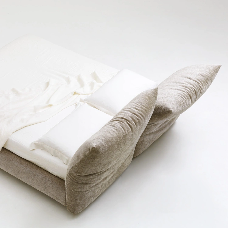 Contemporary Bespoke Bed with Oversized Split Headboard