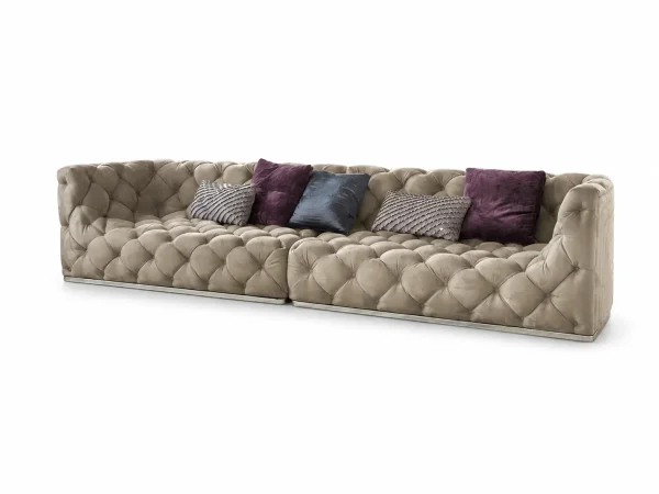 Contemporary Luxury Upholstered Sofa QMY-SF030 - Custom Luxury Sofa Factory Supply