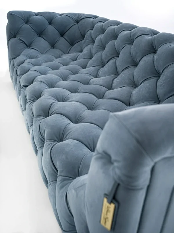 Contemporary Luxury Upholstered Sofa QMY-SF030 - Custom Luxury Sofa Factory Supply