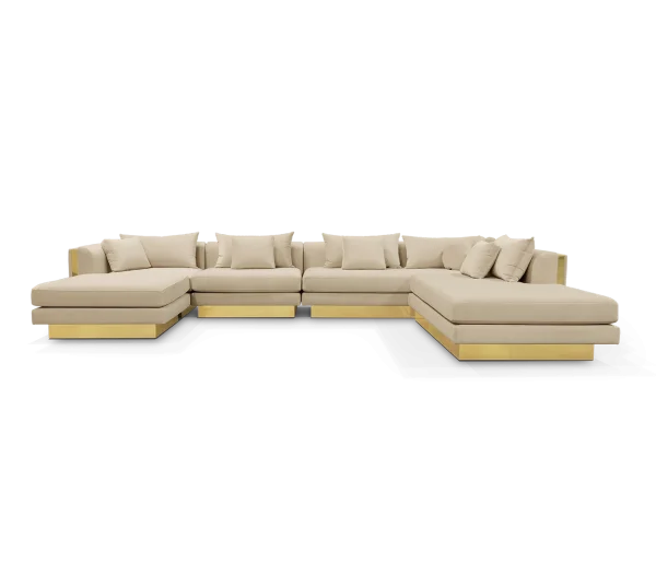 Modern Sectional Sofa Set for Living Room, Hotel and Lounge Spaces QMY-SF017 – Whole House Furniture Manufacturer
