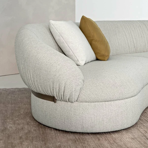 Factory Direct Supply, High-end Curved Living Room Sofa QMY-SF024 – Whole House Furniture Supplier