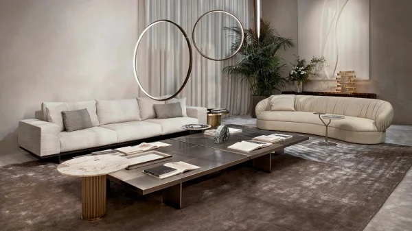 Factory Direct Supply, High-end Curved Living Room Sofa QMY-SF024 – Whole House Furniture Supplier