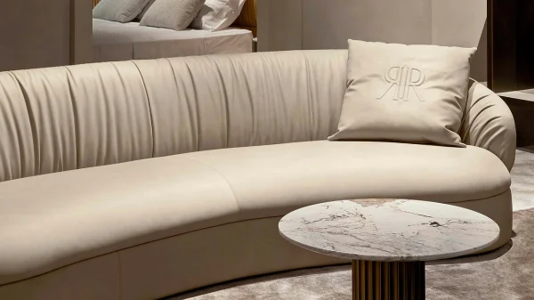 Factory Direct Supply, High-end Curved Living Room Sofa QMY-SF024 – Whole House Furniture Supplier