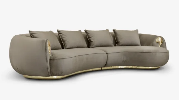 Factory Direct Luxury Italian Sofa QMY-SF015 – Customization Is Available to Meet Your Style Requirements