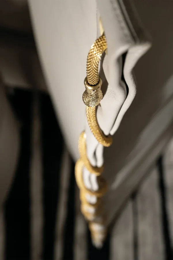 Luxury Bespoke Beds with Textured Upholstered Wing Headboard
