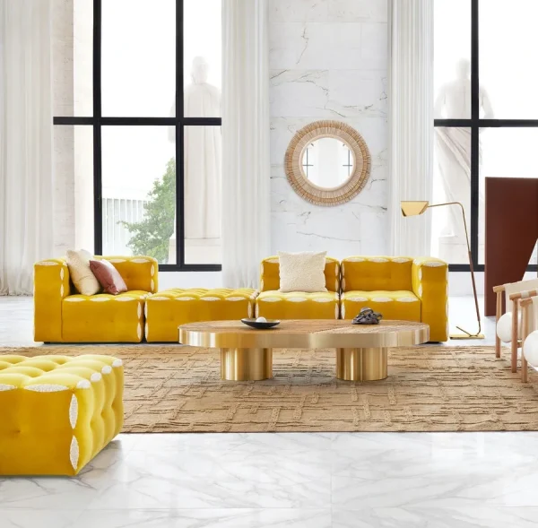 Luxury Minimalist Modular Sofa QMY-SF033 - Bespoke Modular Sofa with Novelty Design