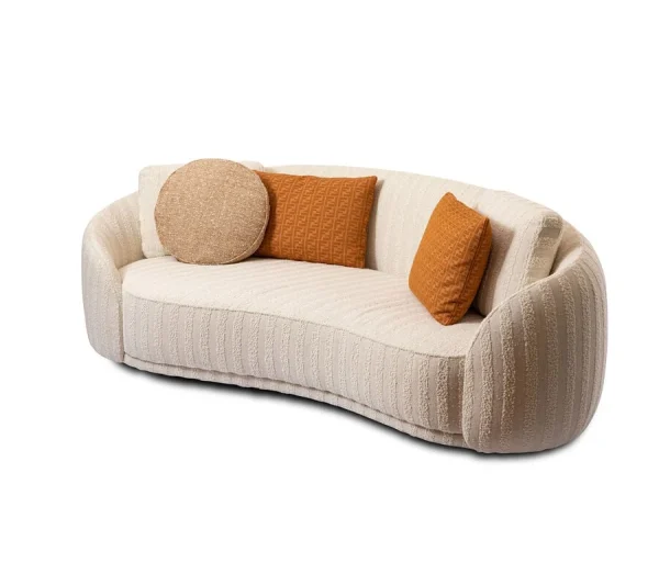 Custom Fabric Sofas - Luxury Sectional Fabric Sofa QMY-SF034