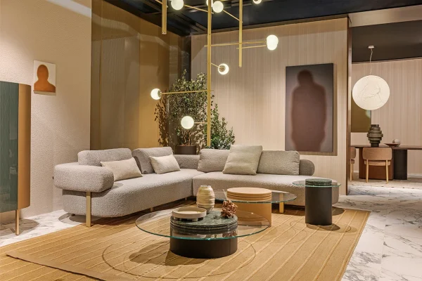 Minimalist Fabric Sectional Sofa QMY-SF028 - Custom Modern Sectional Sofa Manufacturer Supported