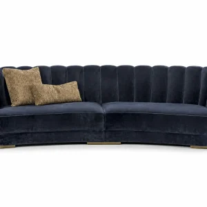 Modern Curved Sofa QMY-SF029 - Bespoke Curved Sofa Factory-Direct