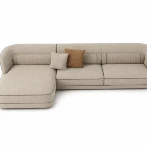 Modern Luxury Dark Gray Sectional Sofa QMY-SF031 - Custom Design Sectional Sofa Factory-Direct