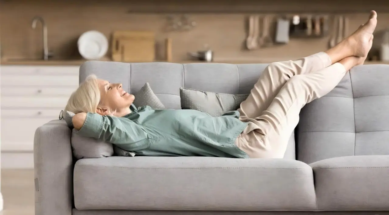 experience the comfort of the sample sofa
