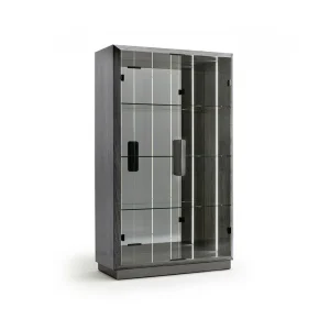 Custom Design Luxury Glass Wine Cabinet QMY-WC022 - Custom Glass Wine Cabinet Factory Supply, Available For 1-MOQ Orders