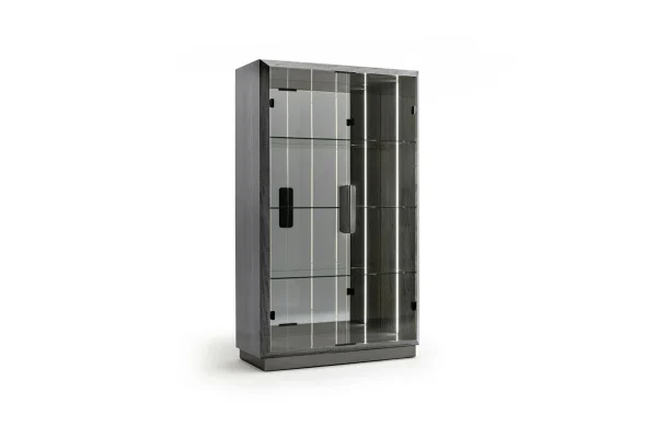 Custom Design Luxury Glass Wine Cabinet QMY-WC022 - Custom Glass Wine Cabinet Factory Supply, Available For 1-MOQ Orders