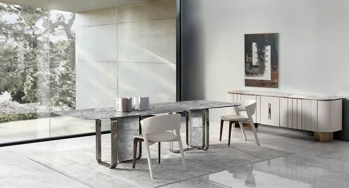 Custom High-End Luxury Dining Chair QMY-DC017 - Customize Dining Chair Factory Supply 1-MOQ Order — изображение 4