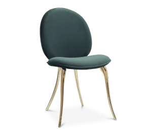 custom velvet dining chair