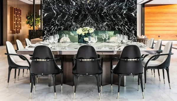 High End Italian Style Dining Chair QMY-DC026 - Customized Dining Chair Manufacturer Supply