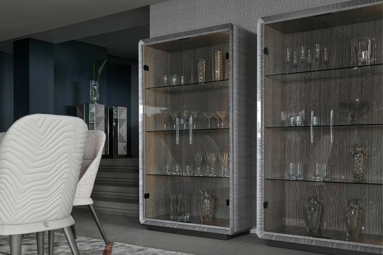 High-End Restaurant Customized Wine Cabinet QMY-WC024 - Bespoke Display Wine Cabinet Factory Direct Supply - Image 3