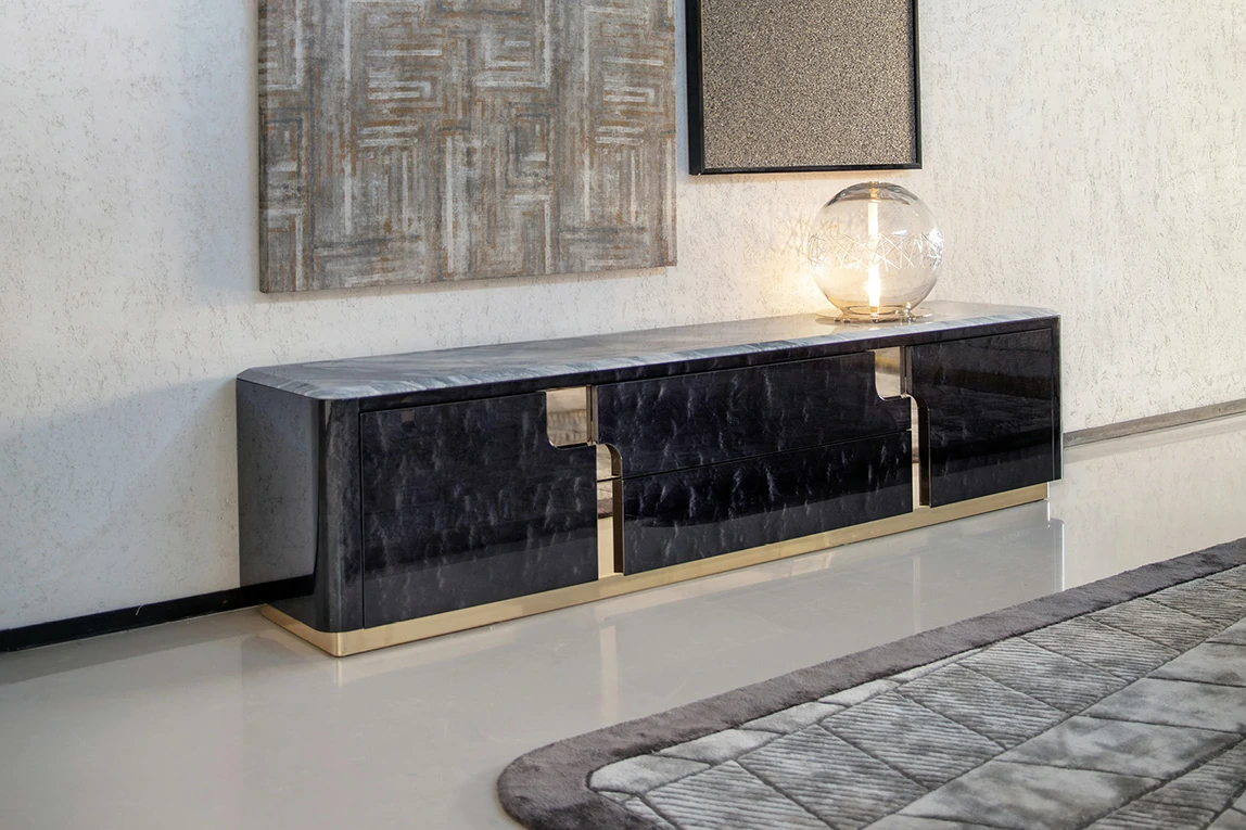 bespoke black sideboard