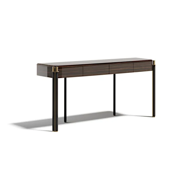 Italian Design Wooden Console Table QMY-CS017 - Custom Wood Console Table Manufacturer 1 pc Supply
