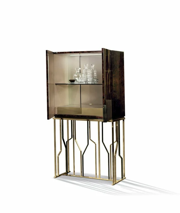 Italian Luxury Design Villa Wine Cabinet QMY-WC014 - Custom Made Wine Cabinets Manufacturer