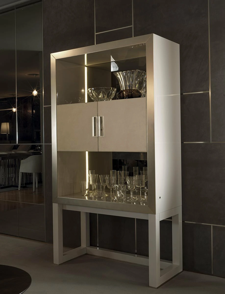 Italian Style Designer Customized Wine Cabinet QMY-WC012 - Bespoke Display Cabinet Manufacturer Supply - Image 2