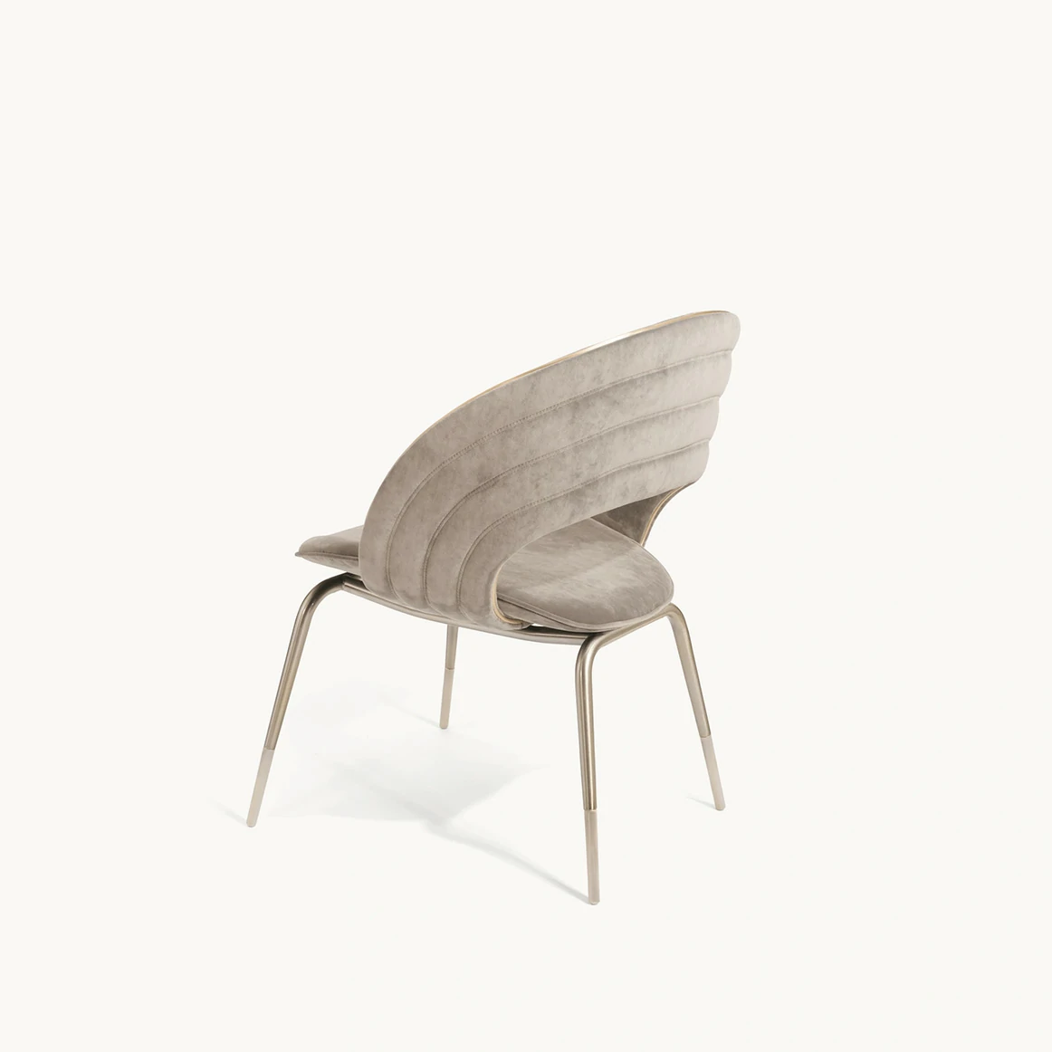 Italian Style Dining Room Furniture Modern Fabric Dining Chair QMY-DC028 - Custom Modern Dining Chair Supplier - Imagen 4