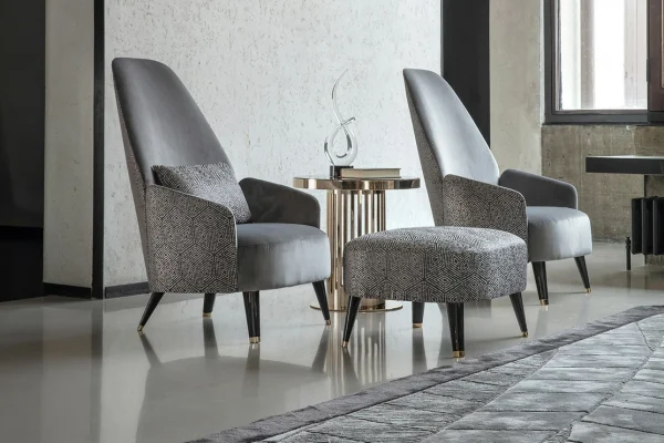 Italian Stylist Modern Recliner Sofa Lounge Accent Chair QMY-LC026 - Custom Lounge Chair Manufacturer Supply