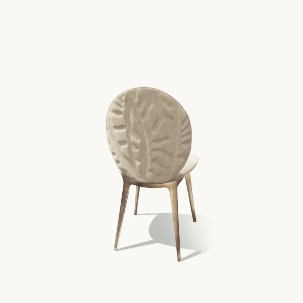 Luxury Design Metal Leg Dining Chair QMY-DC027 - Bespoke White Dining Chair Manufacturer Direct Supply