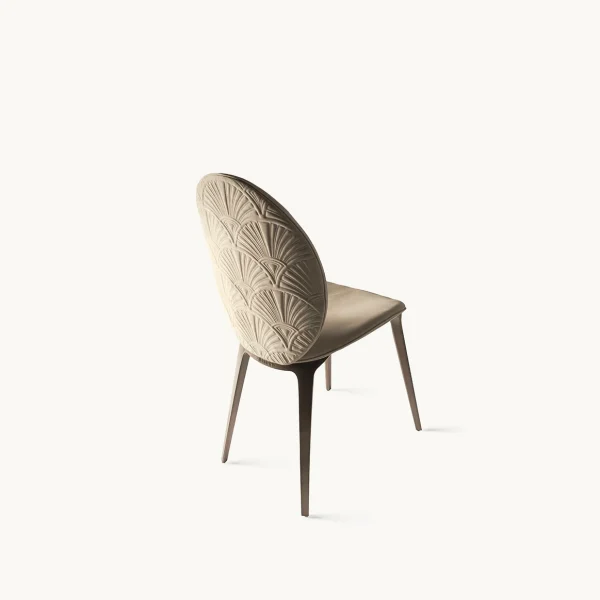 Luxury Design Metal Leg Dining Chair QMY-DC027 - Bespoke White Dining Chair Manufacturer Direct Supply