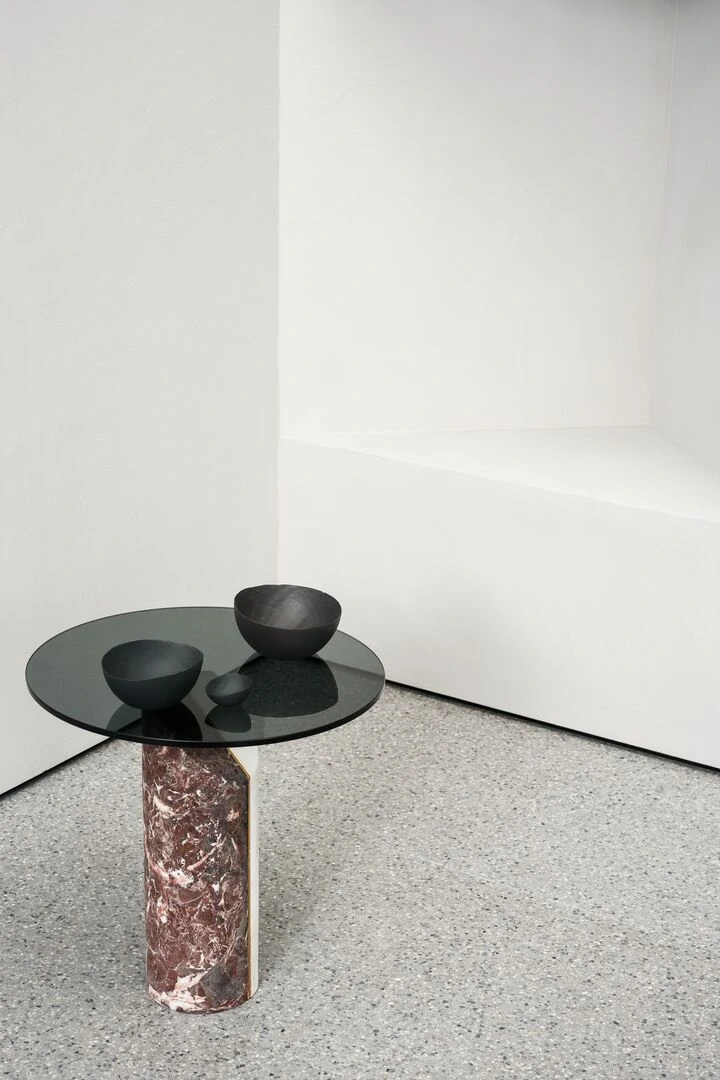 Luxury Designer Small Round Coffee Table QMY-CT035 - Custom Round Coffee Table Manufacturer - Imagen 2