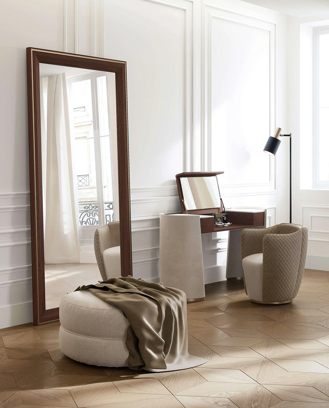 Luxury Dressing Console Table QMY-CS013 - Custom Build Console Table Supplier - Image 5