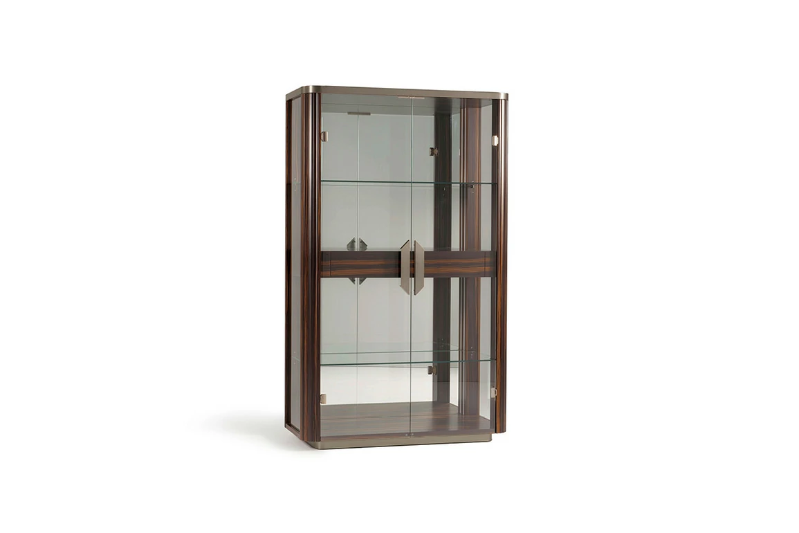 Luxury Glass Wine Cabinet QMY-WC023 - Bespoke Wine Display Cabinets Manufacturer Supply