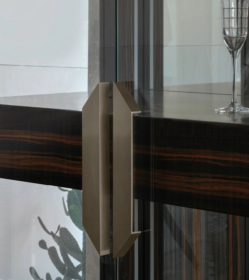 Luxury Glass Wine Cabinet QMY-WC023 - Bespoke Wine Display Cabinets Manufacturer Supply - Image 6