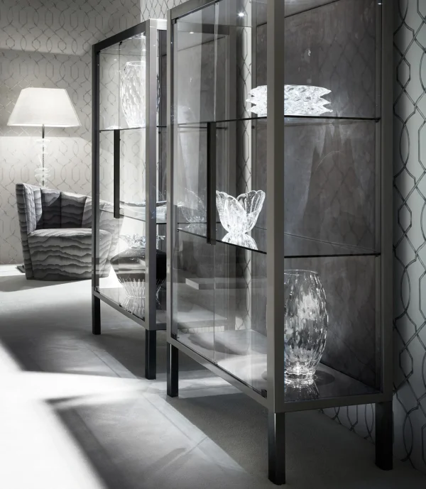 Modern Home Furniture Living Room Wine Cabinet QMY-WC021 - Custom Wine Display Cabinets Manufacturer