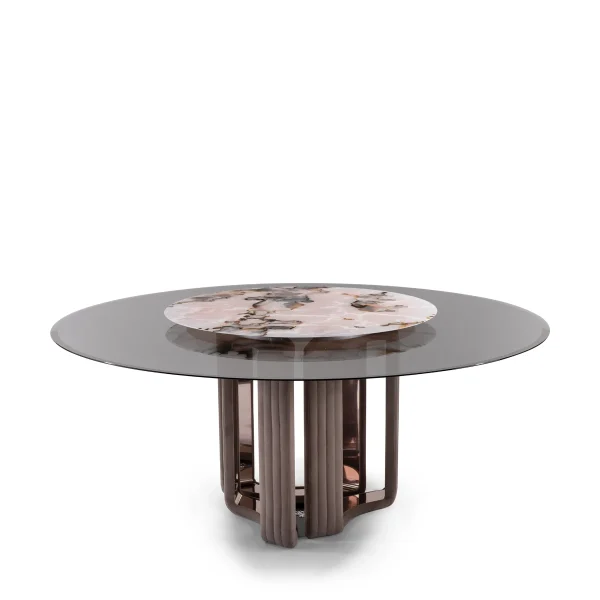 Modern Italian Dining Table QMY-DT002 - Custom Dining Room Tables Factory Supply, 1-MOQ Orders Available