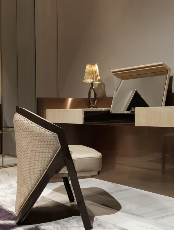 Modern Luxury Bedroom Furniture Dressing Table QMY-DR014 - Bespoke Modern Style Dressing Table Supply