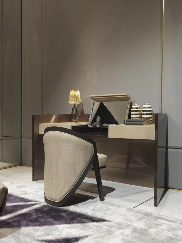 Modern Luxury Bedroom Furniture Dressing Table QMY-DR014 - Bespoke Modern Style Dressing Table Supply
