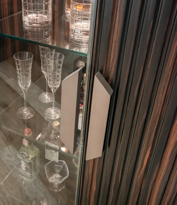 Modern Luxury Glass Wine Cabinet QMY-WC018 - Custom Alcohol Display Cabinet Manufacturer