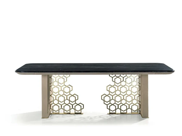 Modern Luxury Marble Dining Table QMY-DT020 - Bespoke Dining Room Tables Supply