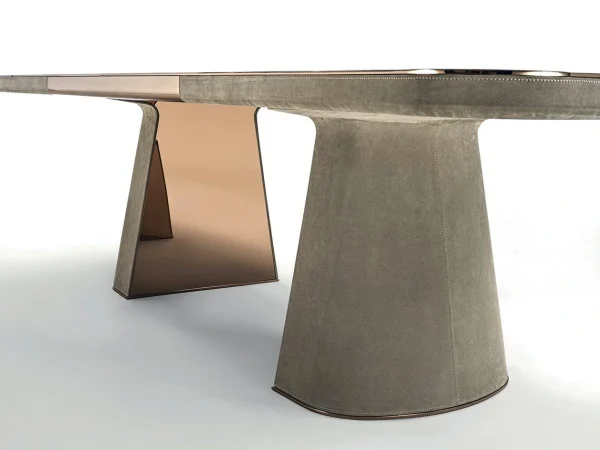 Modern Luxury Marble Top Rectangle Dining Table QMY-DT018 - Custom Designed Dining Tables Manufacturer Supply