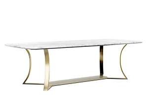 custom made marble dining table