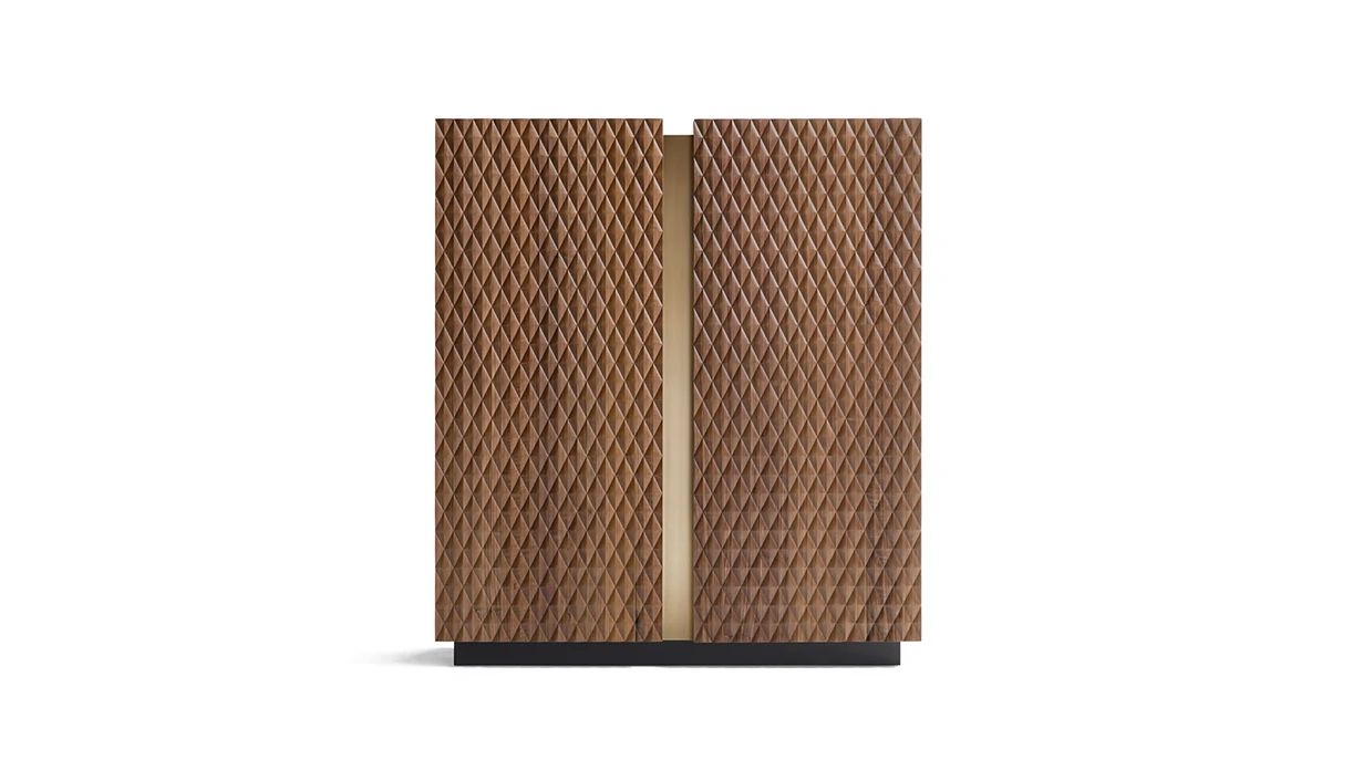 Modern Luxury Style Wine Cabinet QMY-WC008 - Custom Wine Cabinet Supply Manufacturer Direct
