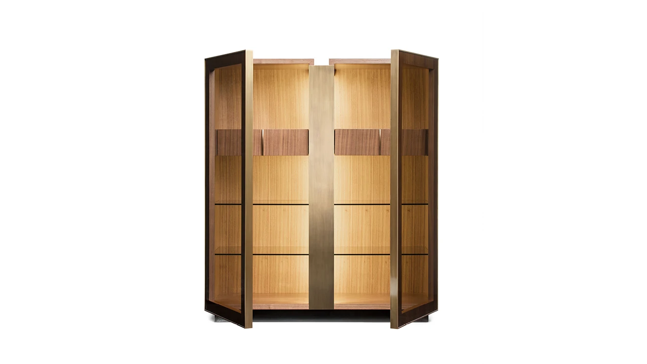 Modern Luxury Style Wine Cabinet QMY-WC008 - Custom Wine Cabinet Supply Manufacturer Direct - Image 3
