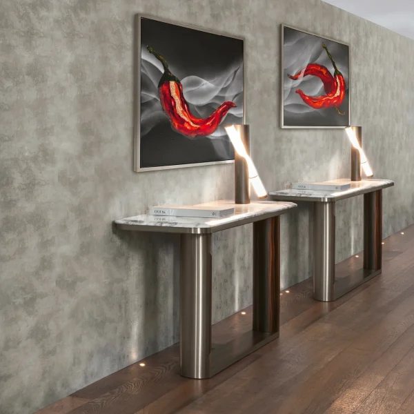 Modern Marble Top Console Table QMY-CS018 - Bespoke Hall Console Table Manufacturer